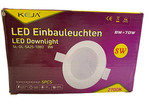 LOT! UUS LED lambid Keja 27mm, 8W, 2700K 1tk (2 foto / 7)