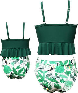 ЛОТ! НОВЫЕ Девичьи бикини Silkglory, зеленые 140см (2 фото из 4)
