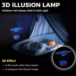 LOT! UUS Öölamp LED Smalody 3D (2 foto / 5)