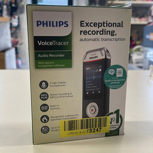 ЛОТ! Philips VoiceTracer DVT2810 диктофон аудиорекордер (2 фото из 9)