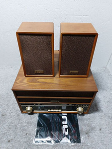 LOT!Auna Belle Epoque 1910 retro stereosüsteem FM BT Plaat (4 foto / 8)