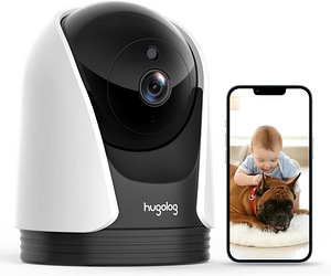 LOT! UUS Hugolog beebimonitor, CCTV kaamera 2K T4 PT WIFI (1 foto / 10)