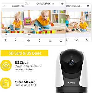 LOT! UUS Hugolog beebimonitor, CCTV kaamera 2K T4 PT WIFI (6 foto / 10)