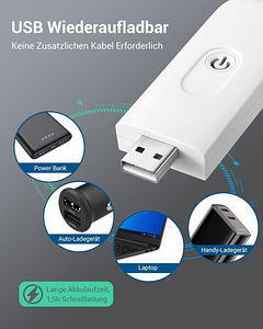 LOT! UUS Lugemisvalgusti raamatuklamber USB-laadimine (2 foto / 6)