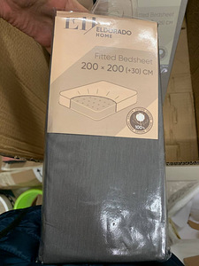 ЛОТ! НОВАЯ простыня с резинкой 200x200x30см Хлопок Eldorado (1 фото из 2)