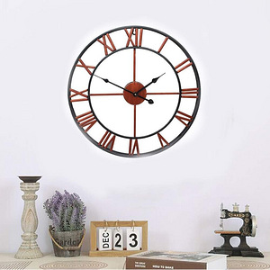 LOT! UUS Vaikne Seinakell HOSTON Coffee, 40 cm (3 foto / 7)