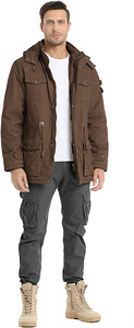 LOT! UUS Meeste talvejope New Trend, pruun, S (3 foto / 6)
