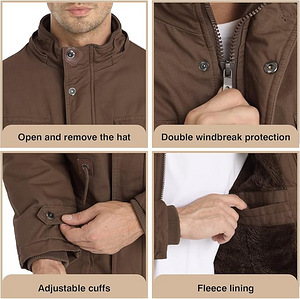 LOT! UUS Meeste talvejope New Trend, pruun, S (5 foto / 6)