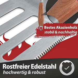 Grilluxe® grillsöögiriistade komplekt, 3 tk. (7 foto / 7)