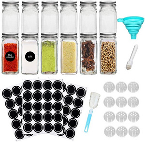 Klaasist maitseainepurkide komplekt Deco House, 12x100 ml (1 foto / 6)