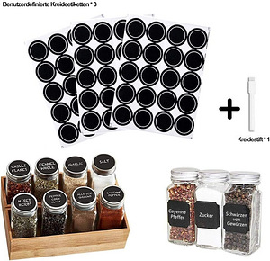 Klaasist maitseainepurkide komplekt Deco House, 12x100 ml (4 foto / 6)