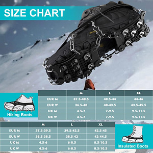 Naelikud lumesaabastele Wirezoll Ice Crampons, XL (4 foto / 5)