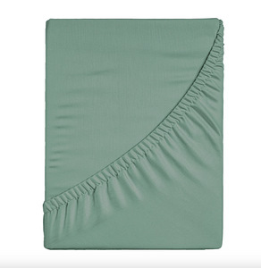 ЛОТ! Сатиновая простыня с резинкой ELDORADO HOME, 160x200x30 (2 фото из 4)