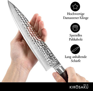 LOT! UUS Damaskuse terasest nuga Kirosaku 20cm (6 foto / 6)