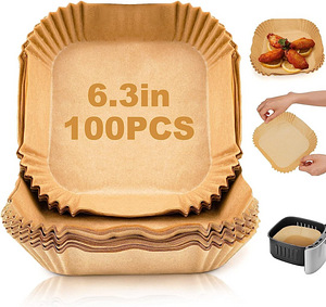 LOT! UUS Küpsetuspaber kuumaõhufritüürile, 100 tk.