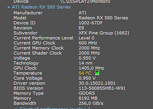 AMD radeon rx580 XFX Black edition 8gb (1 foto / 1)
