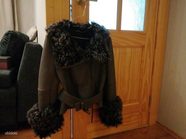 Lühike lambanahkne mantel MaxMara peaaegu uus, M suurus (foto #1)