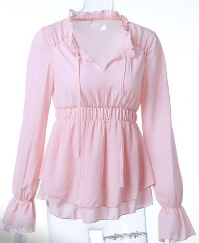 Новая розовая блузка, размер M (фото #1)