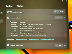 ASUS ZenBook 14 OLED - nagu uus, kasutamata! (4 foto / 5)