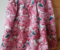Новая юбка с рисунком фламинго размеров M и XL (см. размер)