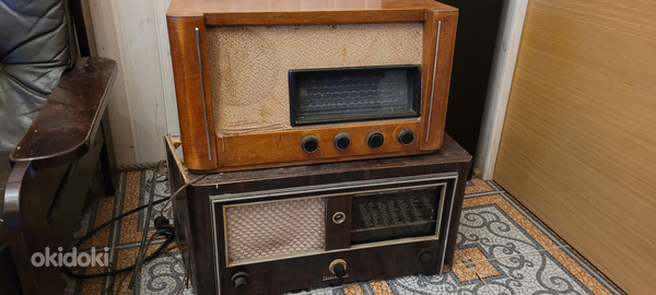 Vana raadio (2 tk, saksa Telefunken 876WK ja ENSV) (foto #1)