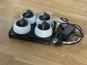 Dahua 4x IP kaamera ja salvesti komplekt 5MP, PoE, 2TB, SMD+ (1 foto / 1)
