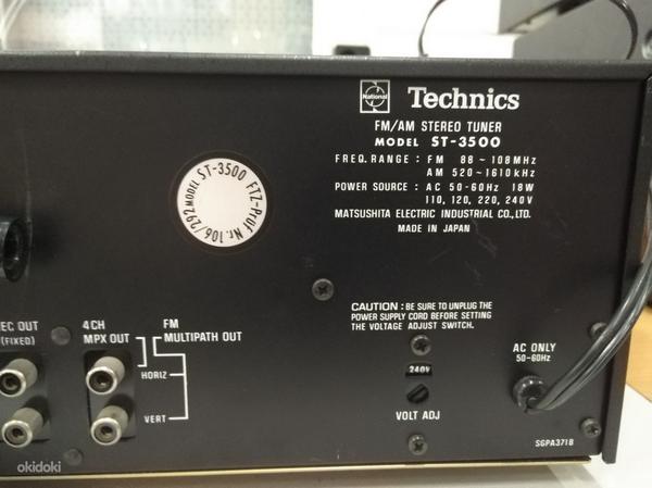 Technics ST-3500. HOOLDATUD!!! (foto #4)