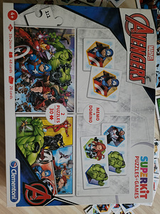Marvel lauamäng puzzle, memo, domino (1 foto / 3)