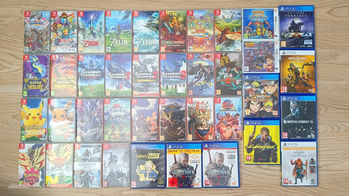 Игры на PS4, PS5, Nintendo Switch, 3DS - Tallinn, Игры – okidoki