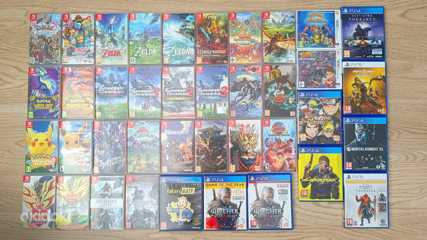 Mängud PS4, PS5, Nintendo Switch, 3DS jaoks
