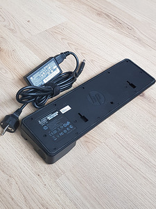 Originaal HP UltraSlim Docking Station 65W dokk +45W laadija (1 foto / 3)