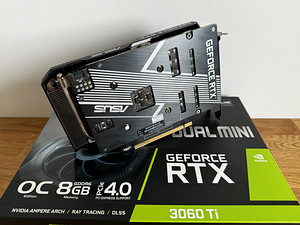ASUS GeForce RTX 3060 TI OC 8GB HDMI 2.1 DLSS - SOODUSHIND! (2 foto / 5)