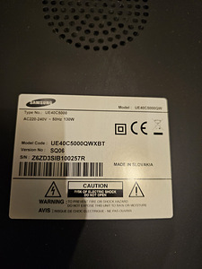 SAMSUNG 40" telekas (5 foto / 5)