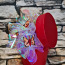 Коробочка с искусственными бабочками Высота 25см Цвет красны (фото #2)