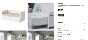 Ikea mööbel lastetuppa:kapp,voodi madratsitega,laud,2 riiuli (5 foto / 9)