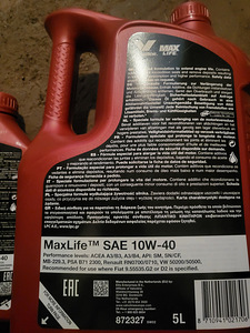 Valvoline mootori õli 10w40 (2 foto / 2)