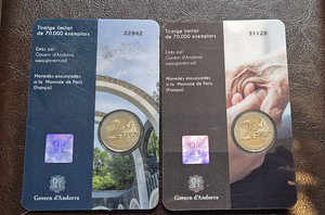 Памятные монеты 2 евро Андорра продажа/обмен (2 фото из 2)