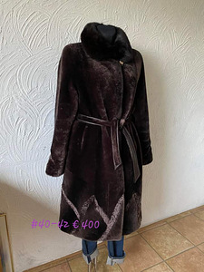 Mouton mantel naaritsa krae 40-42 (3 foto / 10)