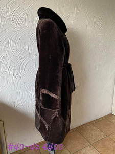 Mouton mantel naaritsa krae 40-42 (9 foto / 10)