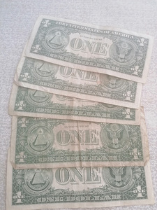 1 dollar (5 kupüüri 1963, 1977, 1988) (2 foto / 6)