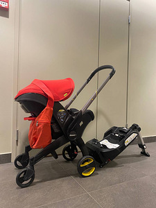 DOONA TURVATOOL-JÄLUTUSKÄRU + ISOFIX + BEEBITARVETE KOTT (1 foto / 10)