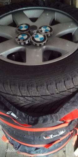 Легкосплавные диски BMW 5x120 R16 резина 205/55 (фото #1)