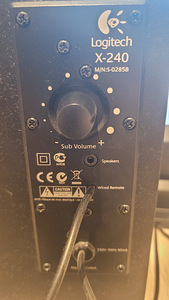 Arvutikõlarid Logitech X-240 (2 foto / 2)