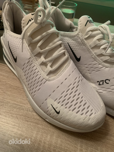 Кроссовки Nike airmax 270 белые 45 размер (фото #1)