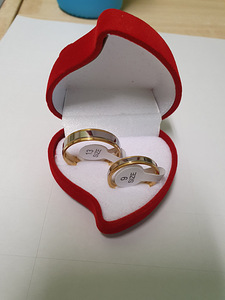 Новые позолоченные кольца для пары