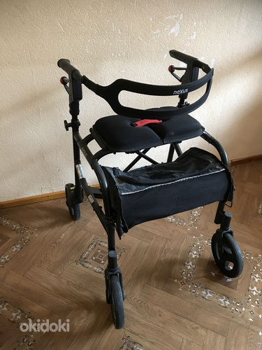 Kokkupandav kvaliteetne ratastool ja rulaator (foto #7)