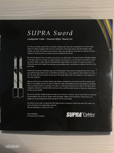 SUPRA SWORD Loudspeaker Cable banana connectors 2x3 m (фото #9)