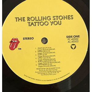 ROLLING STONES - TATTO YOU (USA). (6 foto / 8)
