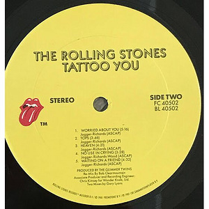 ROLLING STONES - TATTO YOU (USA). (8 foto / 8)