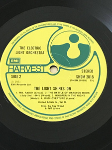 ELECTRIC LIGHT ORCHESTRA (ELO)-THE LIGHT SHINES ON (1-st UK) (8 foto / 8)